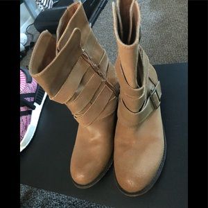 New Tan Ankle Boots